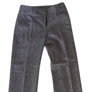 Brown and cream wide leg pants